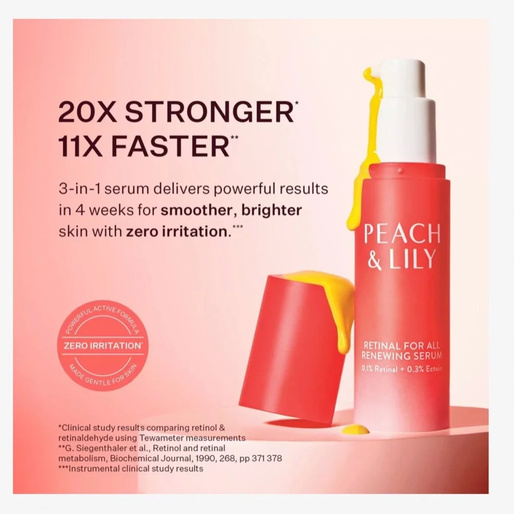 PEACH & LILY Retinal For All Renewing Serum Travel Size 0.16oz NIB